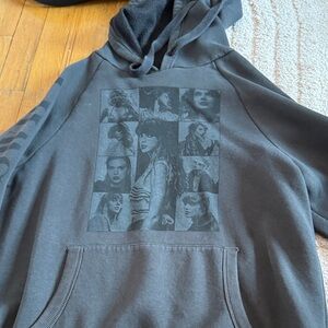 Women’s Grey Taylor Swift The Eras Tour Graphic Hoodie